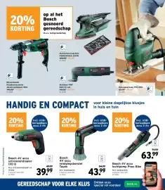 GAMMA folder Pagina 29: Bosch 4v accu reinigingsborstel taydo €43,99, Bosch 4v accu schroevendraaier ixo 8 €39,99