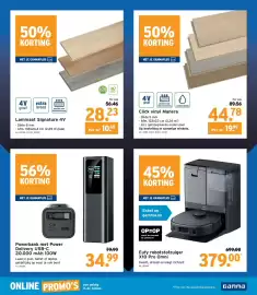 GAMMA folder Pagina 7: Powerbank met Power Delivery USB-C €34,99, Eufy robotstofzuiger X10 Pro Omni €379,00