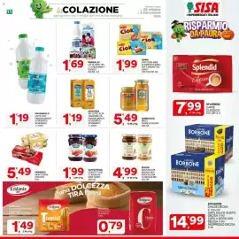 Volantino Sisa Pagina 11: Santa Rosa confetture classiche €1,99, Ambrosoli miele denso/liquido €5,49