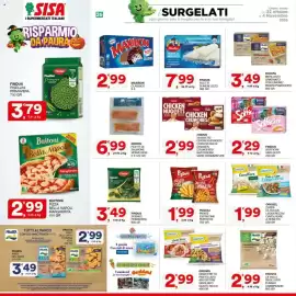 Volantino Sisa Pagina 26: Norita filetti di salmone norvegese €6,99, Findus Sofficini vari gusti €2,29