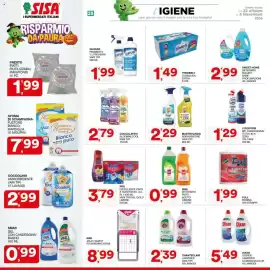 Volantino Sisa Pagina 28: Mastrolindo sgrassatore €2,29, Chanteclair lavatrice vari tipi €2,39
