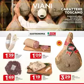 Volantino Sisa Pagina 7: Viani Soppressata Toscana €1,09, Viani lardo stagionato l'etto €1,19