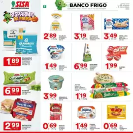 Volantino Sisa Pagina 8: Buitoni la frolla sottile/sfoglia rotonda €1,19, Santa Lucia mozzarella senza lattosio €3,19