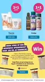 Plein.nl folder Pagina 3: THERME Peachful Sunset SHOWER SATIN THERME Peachfal Sunset FORMING SHOWER GEL 1+1 gratis 1+1