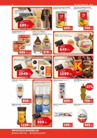 PRIVÁT akciós újság hét 43 Oldal 4: Bombáár készétel €999,00, Top fruits ananász konzerv €699,00