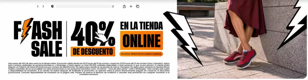 Catálogo Payless semana 43 Página 1