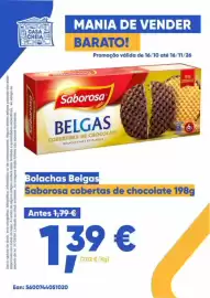 Folheto Casa Cheia Página 22: Bolachas belgas saborosa cobertas de chocolate €1,39