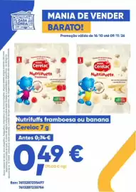 Folheto Casa Cheia Página 24: Nutrifuffs framboesa ou banana Cerelac €0,49