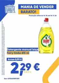 Folheto Casa Cheia Página 6: Detergente manual loja fairy limão €2,29