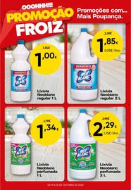 Folheto Froiz semana 43 Página 4: Lixívia Neoblan perfumada €2,29, Lixívia Neoblanca perfumada €1,34