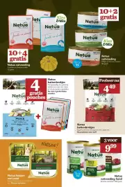 Discus folder Pagina 11: Natua kattenbrokjes €4,49, Natua natvoeding hond €9,99