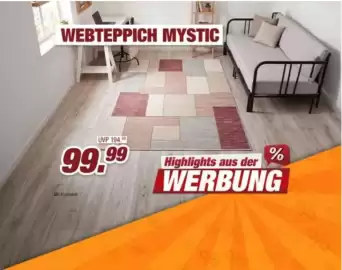 Poco Prospekt woche 43 Seite 8: WEBTEPPICH MYSTIC €99,99
