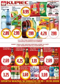 Kupiec gazetka Strona 3: Piwo bezalkoholowe Żywiec €3,69, Piwo Harnaś €2,69