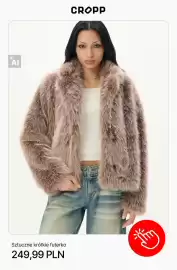 Cropp gazetka tydzień 43 Strona 10: Sztuczne krótkie futerko Cropp €249,99