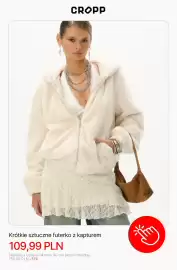 Cropp gazetka tydzień 43 Strona 7: Krótkie sztuczne futerko z kapturem Cropp €109,99