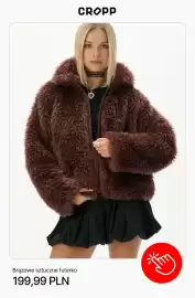 Cropp gazetka tydzień 43 Strona 8: Brązowe sztuczne futerko Cropp €199,99