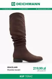 Deichmann gazetka tydzień 43 Strona 10: Wysokie kozaki Graceland €219,99