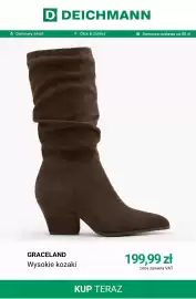 Deichmann gazetka tydzień 43 Strona 14: Wysokie kozaki Graceland €199,99