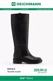 Deichmann gazetka tydzień 43 Strona 3: Wysokie kozaki Buffalo €359,99