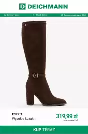 Deichmann gazetka tydzień 43 Strona 4: Wysokie kozaki Esprit €319,99