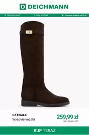 Deichmann gazetka tydzień 43 Strona 5: Wysokie kozaki Catwalk €259,99