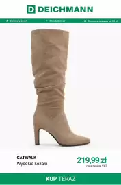 Deichmann gazetka tydzień 43 Strona 7: Wysokie kozaki Catwalk €219,99
