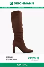 Deichmann gazetka tydzień 43 Strona 8: Wysokie kozaki Catwalk €219,99