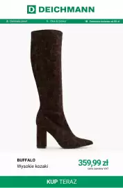 Deichmann gazetka tydzień 43 Strona 9: Wysokie kozaki Buffalo €359,99