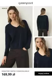 Greenpoint gazetka tydzień 43 Strona 5: Granatowy sweter z domieszką wełny Greenpoint €169,99