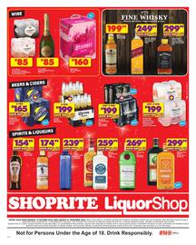Shoprite Liquor catalogue Page 2: Jägermeister Orange Liqueur €299,99, 4th Street Wine All Variants €160,00
