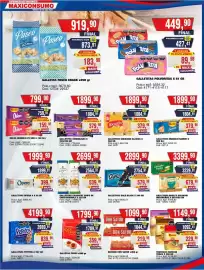 Revista Maxiconsumo semana 43 Página 9: Pepitos - galletitas €3.989,91, 9 de oro - galletas pepas x500 gr €1.709,91