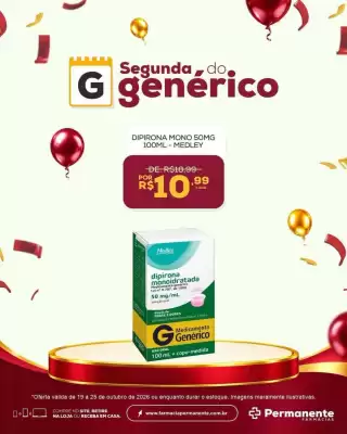 Farmácia Permanente (válido até 25-10)