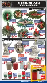 Center Shop Flugblatt woche 42 Seite 3: Grabstrauß €7,99, Grabgesteck €27,99