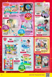 Toyworld catalogue Page 2: VTech Trotting Tunes Hobby Horse or Unicorn €29,99, Winfun Step-to-Play Jumbo Piano Mat €64,99
