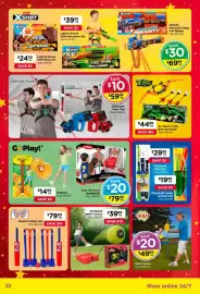 Toyworld catalogue Page 22: Swingball Reflex Soccer €39,99, Cooel Double Cricket Set €79,99