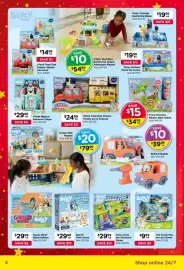 Toyworld catalogue Page 4: Bluey The Creek Pop Around Game €9,99, Guess Who? Bluey Edition €29,99
