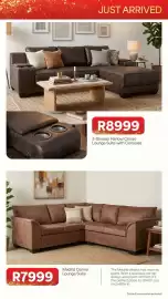OK Furniture catalogue Page 4: 2-Division Harlow Chaise Lounge Suite with Consoles €8.999,00