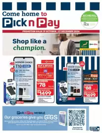 Pick n Pay catalogue Page 1: Honor Choice T10 64GB €1.699,00, Honor Choice T10 32GB €1.499,00
