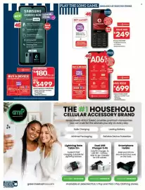 Pick n Pay catalogue Page 14: Samsung Galaxy A08 €3.499,00, Vodacom A06s 64GB €699,00
