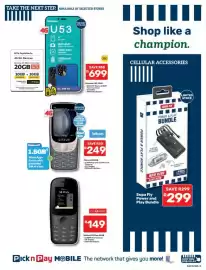 Pick n Pay catalogue Page 15: Citrus L05 8GB €249,00, Supa Fly Power and Play Bundle €299,00