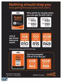 Pick n Pay catalogue Page 6: SHOP NOW pnp.co.za 6 BLNTHS41625 Nothing should stop you from getting the best deals from Cell