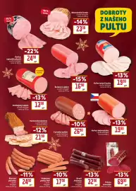 Billa leták Strana 5: Šunka nejvyšší jakosti z pultu lahůdek cena za €24,90, Šunkový salám 100g €16,90