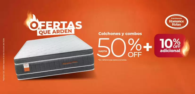 Colchones Romance Relax (válido hasta 25-10)