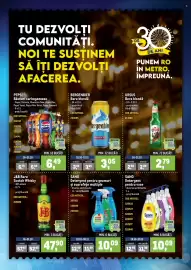 Catalog Metro săptămâna 43 Pagină 2: Bergenbier Bere blondă €3,05, Sano detergent pentru geamuri și suprafețe multiple €10,99