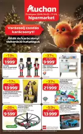 Auchan akciós újság Oldal 1: K-POP DEMON HUNTERS – ÉNEKLŐ RUMI BABA €13.999,00, ONE TWO FUN CHEF JÁTÉKKONYHA €9.999,00