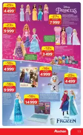 Auchan akciós újság Oldal 13: Jégvarázs baba €4.499,00, DISNEY - OLAF PLÜSSFIGURA €4.999,00