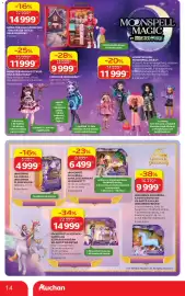 Auchan akciós újság Oldal 14: UNIKORNIS AKADÉMIA – UNIKORNIS PLÜSSFIGURA €4.999,00, Monster High baba €9.999,00