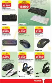 Auchan akciós újság Oldal 17: TRUST GXT928 HELOX GAMING EGÉR €4.799,00, GENESIS XENON 220G2 GAMER EGÉR €7.199,00