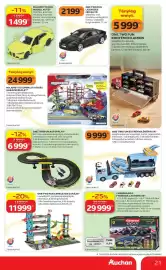 Auchan akciós újság Oldal 21: ONE TWO FUN 4 EMELETES GARÁZS €11.999,00, MAJORETTE SUPER CITY ÓRIÁS GARÁZSKÉSZLET €24.999,00