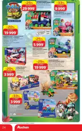 Auchan akciós újság Oldal 24: MANCS ŐRJÁRAT – RHUBARB FIGURA ÉS JÁRMŰ €9.999,00, Mancs Őrjárat plüssfigura €3.999,00